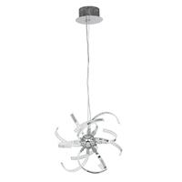 Endon PACINO-CH-S LED Small Modern Polished Chrome Ceiling Pendant