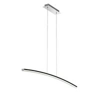 Endon COBURN-BAR-BL LED Modern Black Bar Hanging Ceiling Pendant