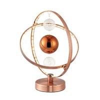 Endon Muni-TLCO Muni Table Lamp In Copper With Clear And Copper Glass