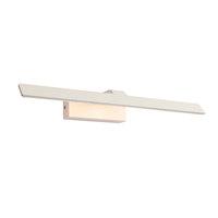 endon 68963 sartre 1 light wall picture light in matt white and clear  ...