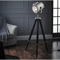 Endon EH-NAUTICAL-FL Black and Chrome Nautical Style Floor Lamp