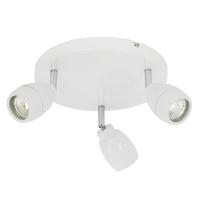 Endon EL-20095 Travis White Triple Ceiling Spotlight IP44