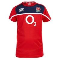 England Rugby Poly Training T-Shirt - Kids Red