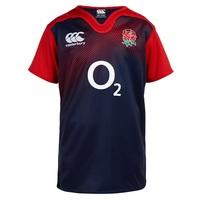 england rugby training short sleeve pro rugby top kids navy