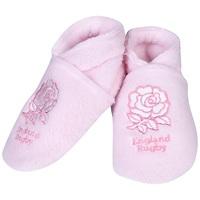 England Fleece Baby Slippers - Pink
