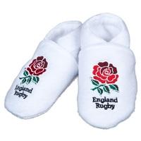 england fleece baby slippers white