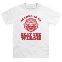 England Beats Wales Football Kid\'s T Shirt