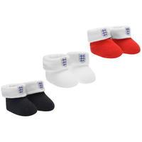 England 3 Pack Booties Baby