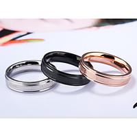 Engagement Ring Fashion Classic Elegant Rose Gold Titanium Steel Round Roman Numerals Jewelry Wedding Anniversary Daily 1 Set