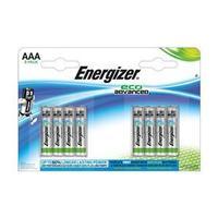 energizer ecoadvanced aaa alkaline batteries pack of 8 batteries