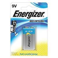 Energizer Advanced (9V) Alkaline Battery (Pack of 1 Battery)