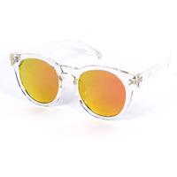 ENVY ORANGE LENS CLEAR FRAME SUNGLASSES