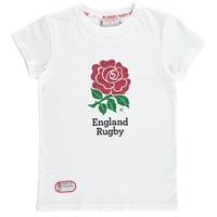 England Classics Collection Rose Print T-Shirt - White - Boys