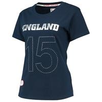 England Classics Collection England 15 T-Shirt - Navy - Womens