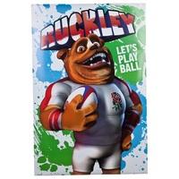 england rugby ruckley lets play ball maxi poster 24 x 36 in