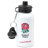 England #Carry Them Home Aluminium Waterbottle White