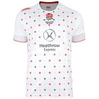 england home sevens ss rugby pro shirt 201415 white