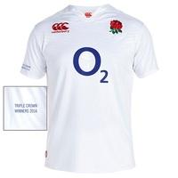 England Rugby Triple Crown Winners Home Pro Short Sleeve Shirt 15/16