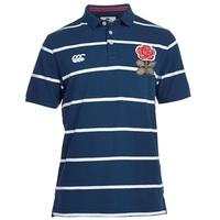 england 1871 pinstripe polo navy