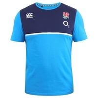 England Cotton Training T-Shirt Blue