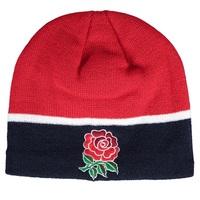 England Rugby Acrylic Plain Beanie Red