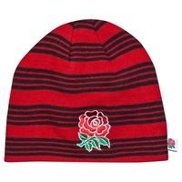 England Acrylic Stripe Beanie Red