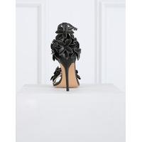 ENCHANTED - Black Metallic Heeled Sandals