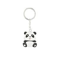 Enamel Panda Keychain