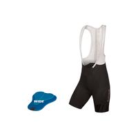 endura womens fs260 pro sl drop seat wide pad bib short black m