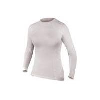 endura womens transmission ii long sleeve base layer white xs