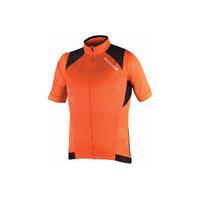 endura mtr windproof short sleeve jersey orange m