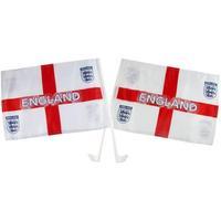 England F.A. Car Flag Twin Pack St George