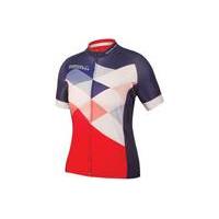 Endura 2016 Limited Edition Prudential RideLondon Women\'s Short Sleeve Jersey | Red/Blue - XL