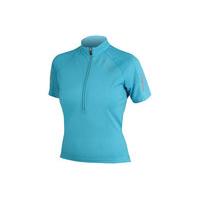 endura womens xtract short sleeve jersey blue xs