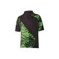 Endura Kids Hummvee Ray Jersey | Black - For ages 11-12