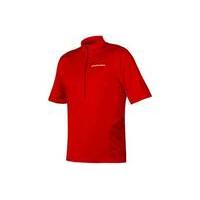 Endura Hummvee Short Sleeve Jersey | Red - L