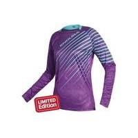 endura womens mt500 print long sleeve ltd t shirt purple xs