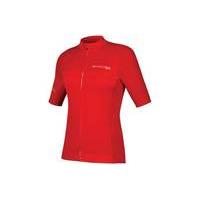 Endura Pro FS260-SL Short Sleeve Jersey | Red - M