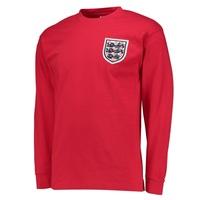 England 1966 World Cup Final Away No6 shirt, Red