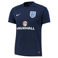 England Flash Short Sleeve Training Top Navy, Navy