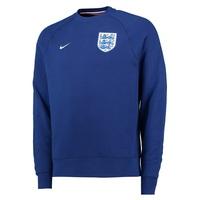 England Authentic AW77 Crew Sweater Royal Blue, Blue