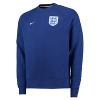 england authentic aw77 crew sweater royal blue blue