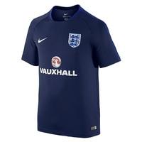 England Flash Short Sleeve Training Top - Kids Navy, Navy