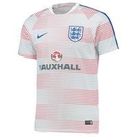 England Flash Pre-Match Top White, White