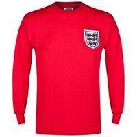 England 1966 World Cup Final Away No6 shirt, Red