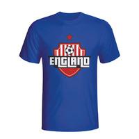 england country logo t shirt blue