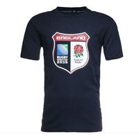 england rwc 2015 shield tee navy