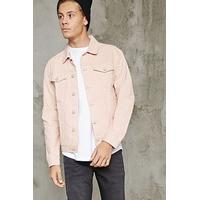 Enamel-Button Denim Jacket