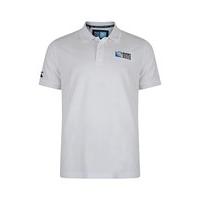 England RWC 2015 No 8 Plain Polo Shirt (White)