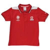 england uefa euro 2016 polo shirt red kids